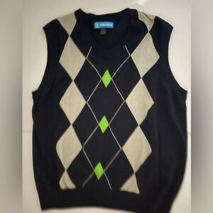 Men’s PGA Tour Cotton Golf V-Neck Sleeveless Best Large